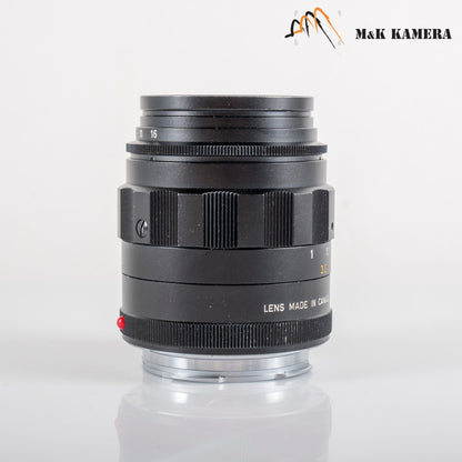 LEITZ Leica Tele-Elmarit M 90mm/F2.8 Ver.I V.1/ Fat Black Lens Yr.1971 Canada #11978