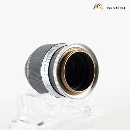 LEITZ Leica Hektor L39 135mm/F4.5 A36 short focusing Black Paint Lens Yr.1949 LTM Germany #87787