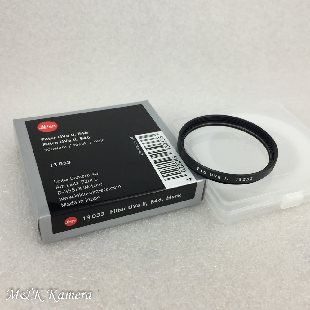 Brand New Leica E46 UVa II Black Filter #13033