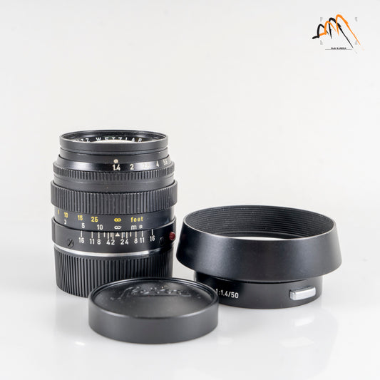 LEITZ Leica Summilux M 50mm/F1.4 E43 Ver.II V2 Black Lens Yr.1966 Germany 11113 #23495