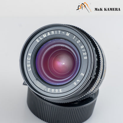Leica Elmarit-M 28mm/F2.8 E46 Ver.IV Lens Yr.1994 Germany 11809 #11907