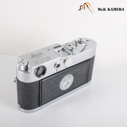 Leica M2 Silver Film Rangefinder Camera with leather case #11994
