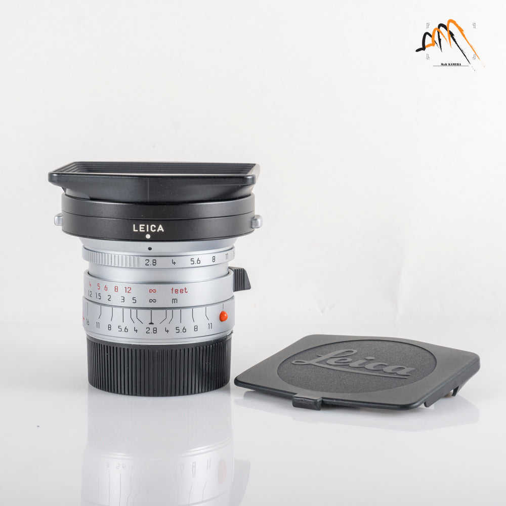 Leica Elmarit-M 24mm/F2.8 ASPH Silver Lens Yr.1998 Germany 11898 #11621