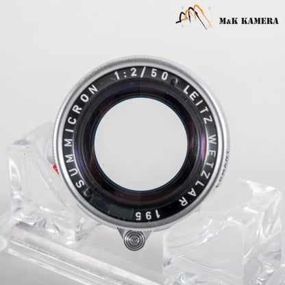 LEITZ Leica Summicron M 50mm/F2.0 Rigid V2 Ver.II Lens Yr.1962 Germany #11998
