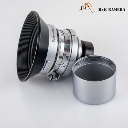 Leica Super-Angulon L39 21mm/F4.0 E39 with hood Rare #11829