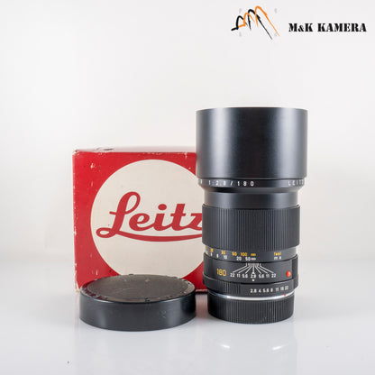 LEITZ Leica Elmarit-R 180mm/F2.8 E67 Ver.II V2 Lens Yr.1978 Germany #11982