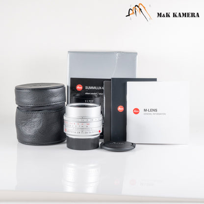 Leica Summilux-M 35mm/F1.4 E46 ASPH/ FLE II Silver Lens Germany 11727 #23876