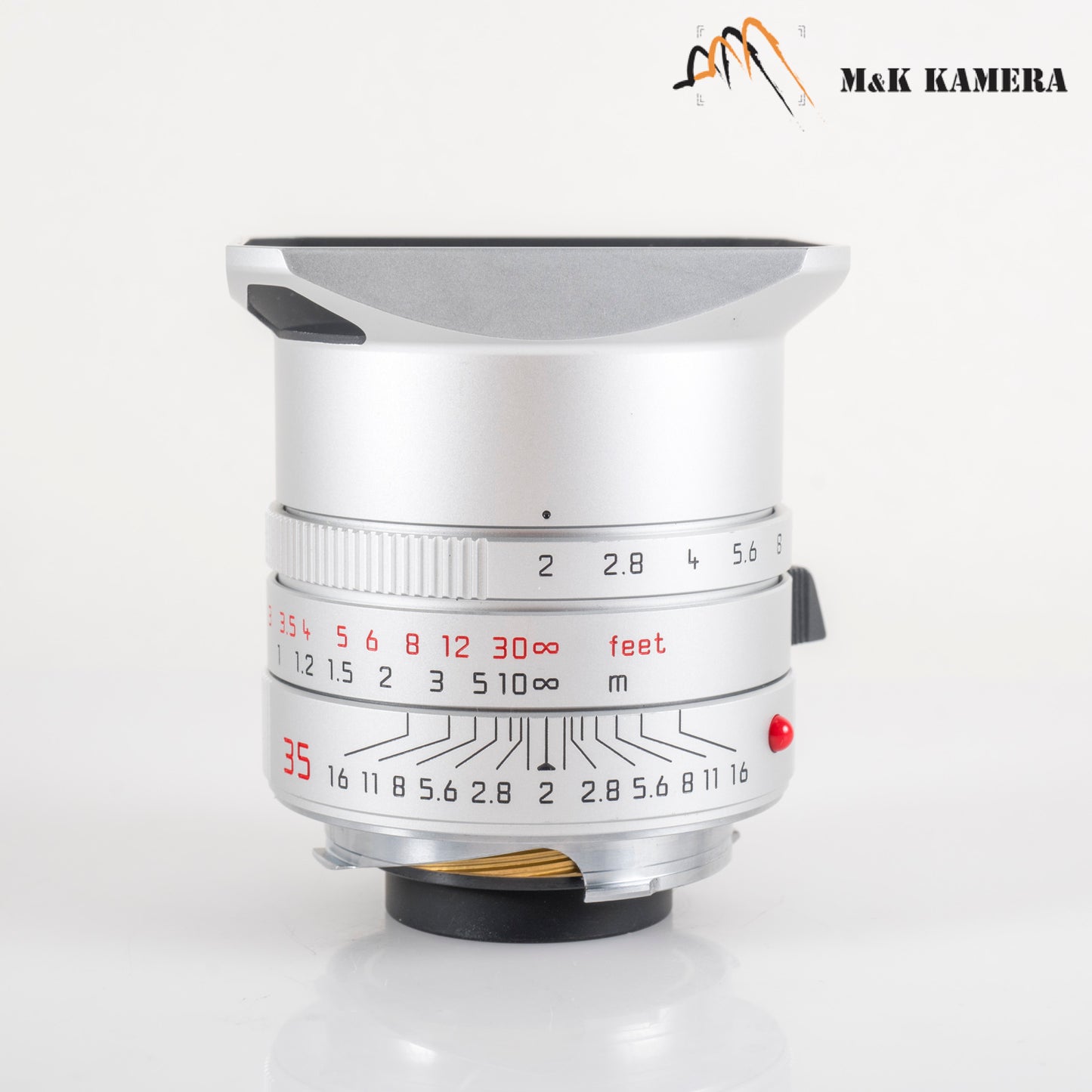 Leica Summicron-M 35mm/F2.0 ASPH V2 Silver Lens Germany 11674 #88907