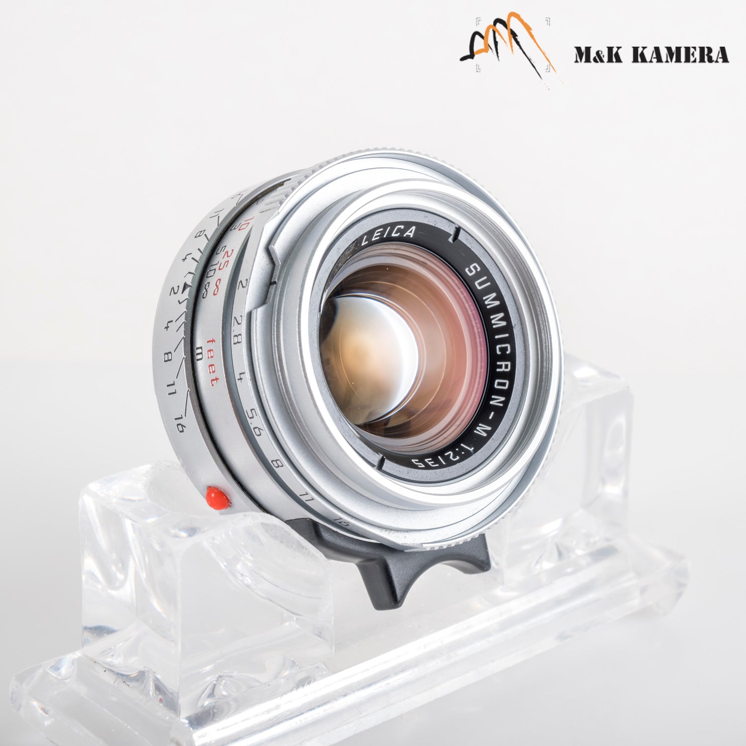 Leica Summicron-M 35mm/F2.0 Ver.4 7 Elements Rare Silver Lens Yr