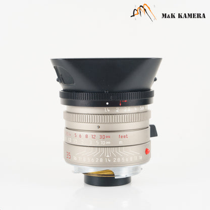 Leica Summilux-M 35mm/F1.4 ASPH Titan Lens Yr.1995 Germany 11859 #23292