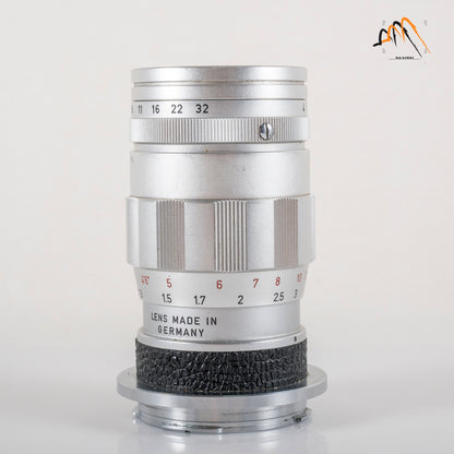LEITZ Leica Elmar M 90mm/F4.0 E39 Ver.II V2/ 3 Elements Silver Lens Yr.1965 Germany 11830 #11567