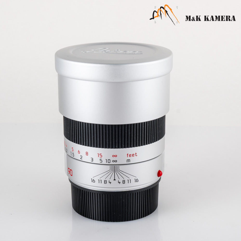 Leica Summarit-M 90mm/F2.4 Silver Lens Germany 11685 #11828