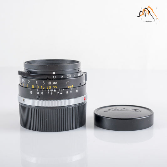 LEITZ Leica Summilux M 35mm/F1.4 Pre-Asph Black Lens Yr.1972 Canada #23757