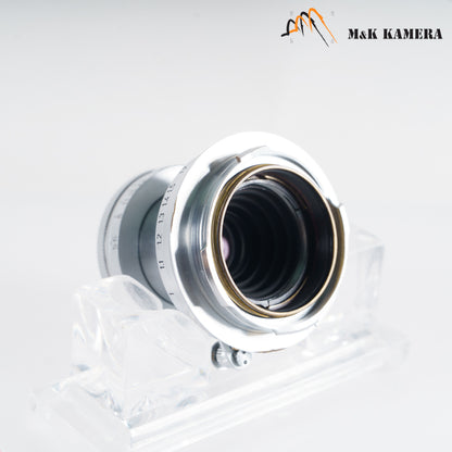 LEITZ Leica Elmar M 50mm/F3.5 E39 Silver Lens Yr.1956 Germany #23117