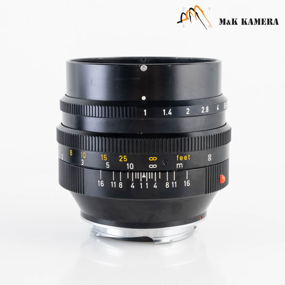 LEITZ Leica Noctilux M 50mm/F1.0 E58 Ver.I V1 Lens Yr.1978 Canada #87801
