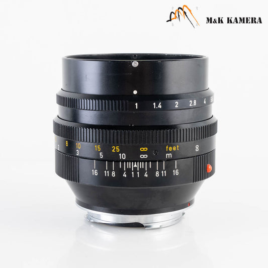 LEITZ Leica Noctilux M 50mm/F1.0 E58 Ver.I V1 Lens Yr.1978 Canada #87801