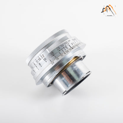 LEITZ Leica Elmar M 50mm/F3.5 E39 Silver Lens Yr.1956 Germany #11587
