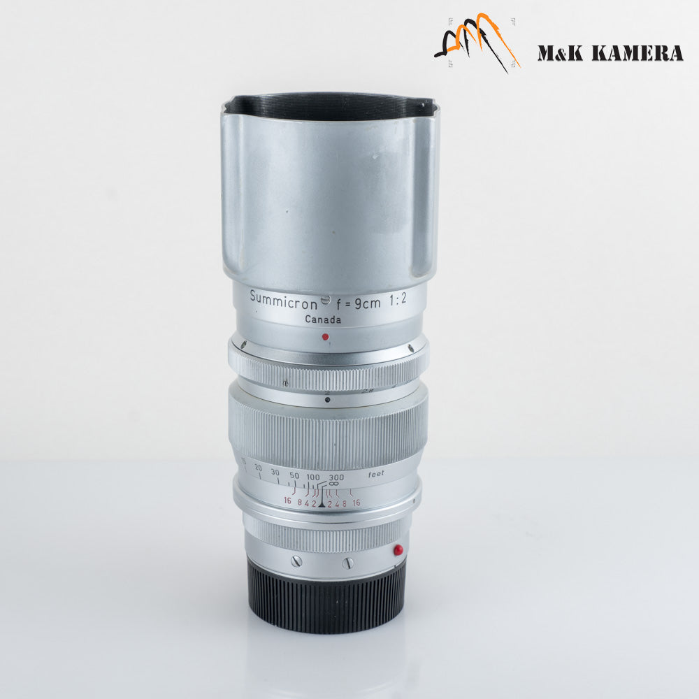 Leica Summicron L39 90mm/F2.0 Ver.I V1 Rare Silver Midland #11928