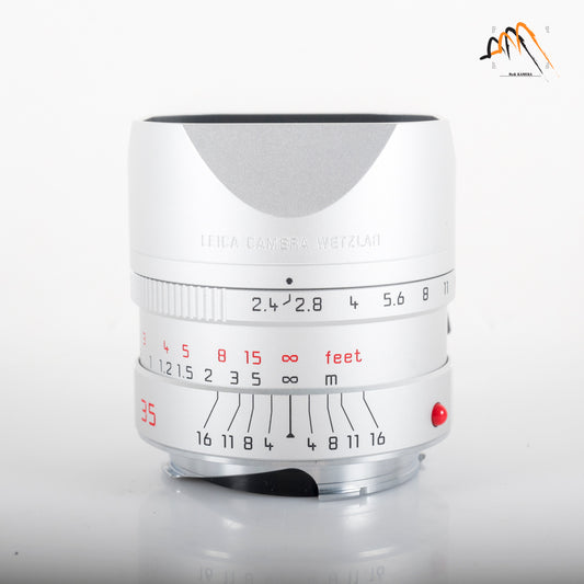 Leica Summarit-M 35mm/F2.4 ASPH Silver Lens Germany 11679 #11605