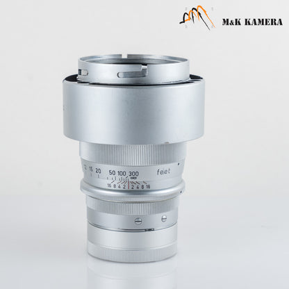 Leica Summarex L39 85mm/F1.5 with hood #11929