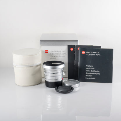Leica Elmarit-M 28mm/F2.8 E39 Asph 11664 Silver Lens Yr.2009 Germany 11664 #88689