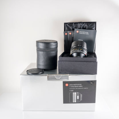 Leica Noctilux-M 50mm/F0.95 ASPH 11602 Black Lens Germany 11602 #11858