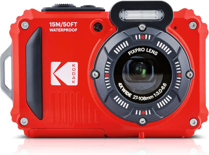 KODAK PIXPRO WPZ2 Digital Camera Red