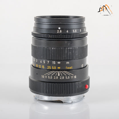 LEITZ Leica Tele-Elmarit-M 90mm/F2.8 E39 Ver.II V2/ Slim Lens Yr.1973 Canada 11800 #11781