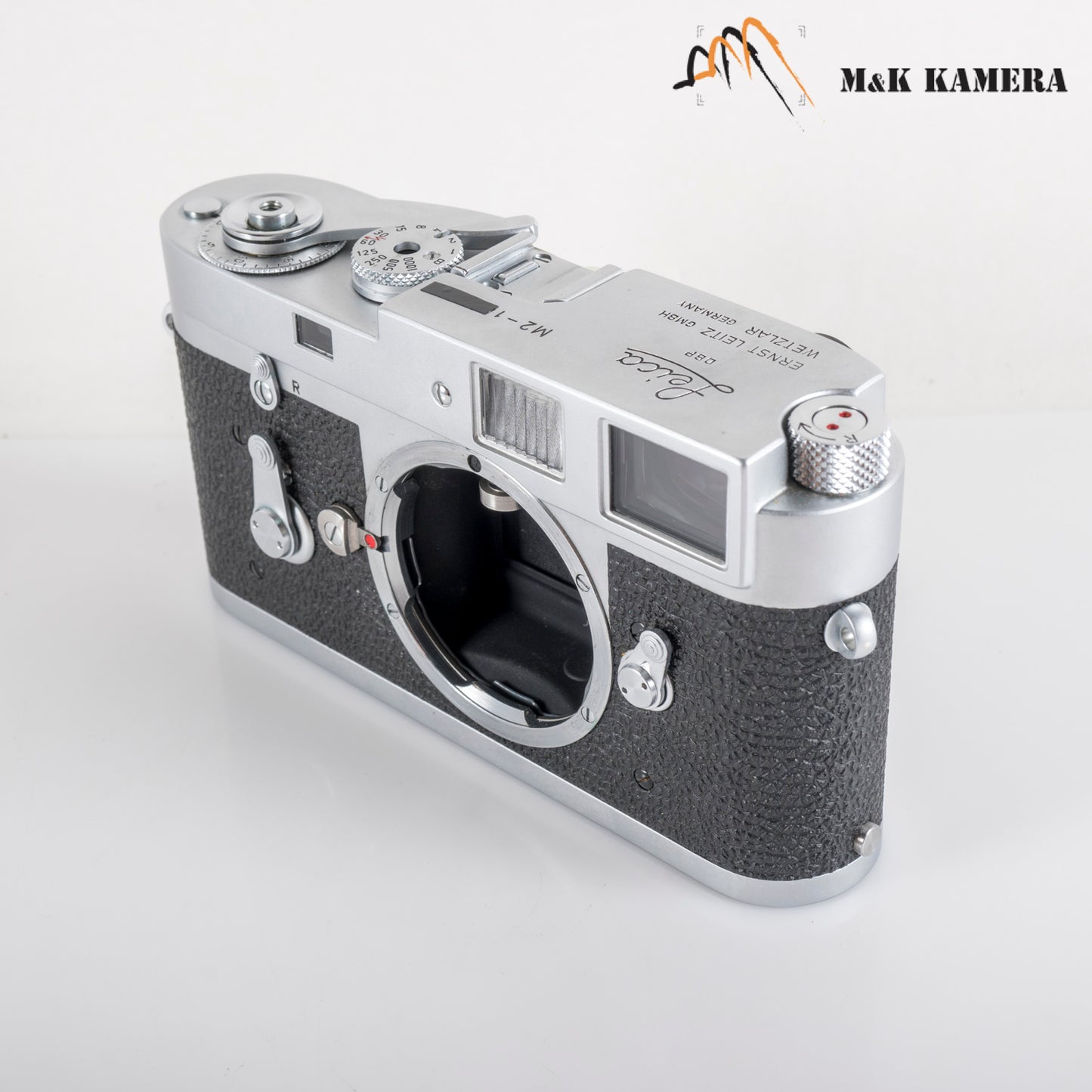 Leica M2 Silver Film Rangefinder Camera with leather case #11994
