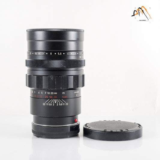 LEITZ Leica Summicron M 90mm/F2.0 Ver.I V.1 Black Lens Yr.1966 Canada #11591