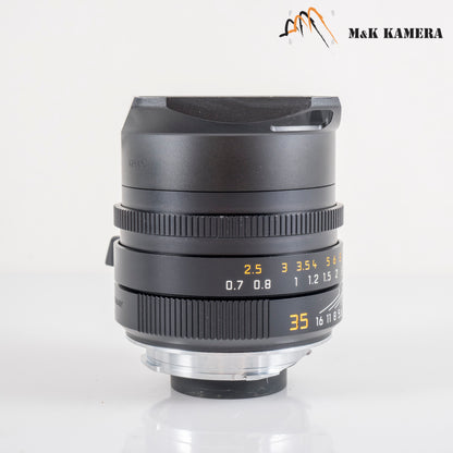 Leica Summilux-M 35mm/F1.4 ASPH/ FLE Black Lens Germany 11663 #88717