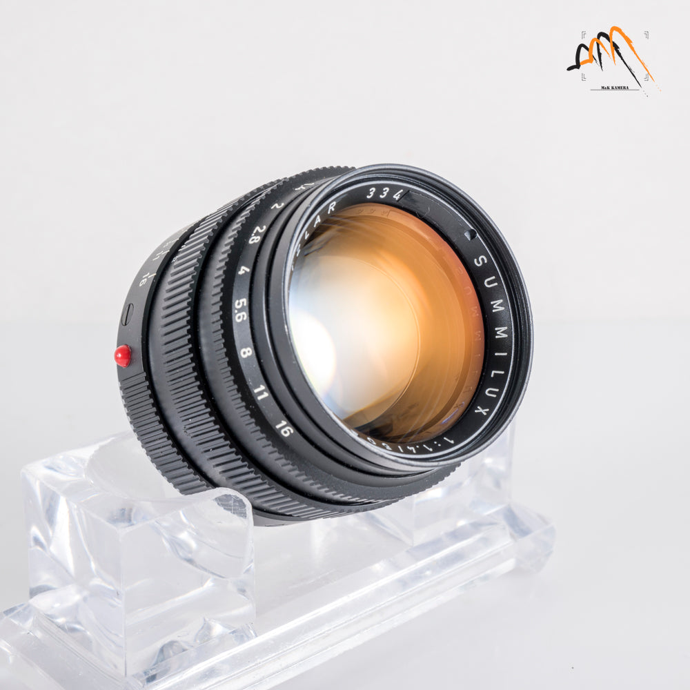 Leica Summilux M 50mm/F1.4 E43 Ver.II V2 Black with hood 12586 11113 #11736