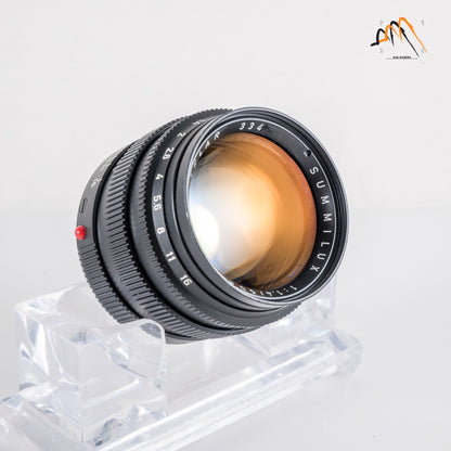 Leica Summilux M 50mm/F1.4 E43 Ver.II V2 Black with hood 12586 11113 #11736