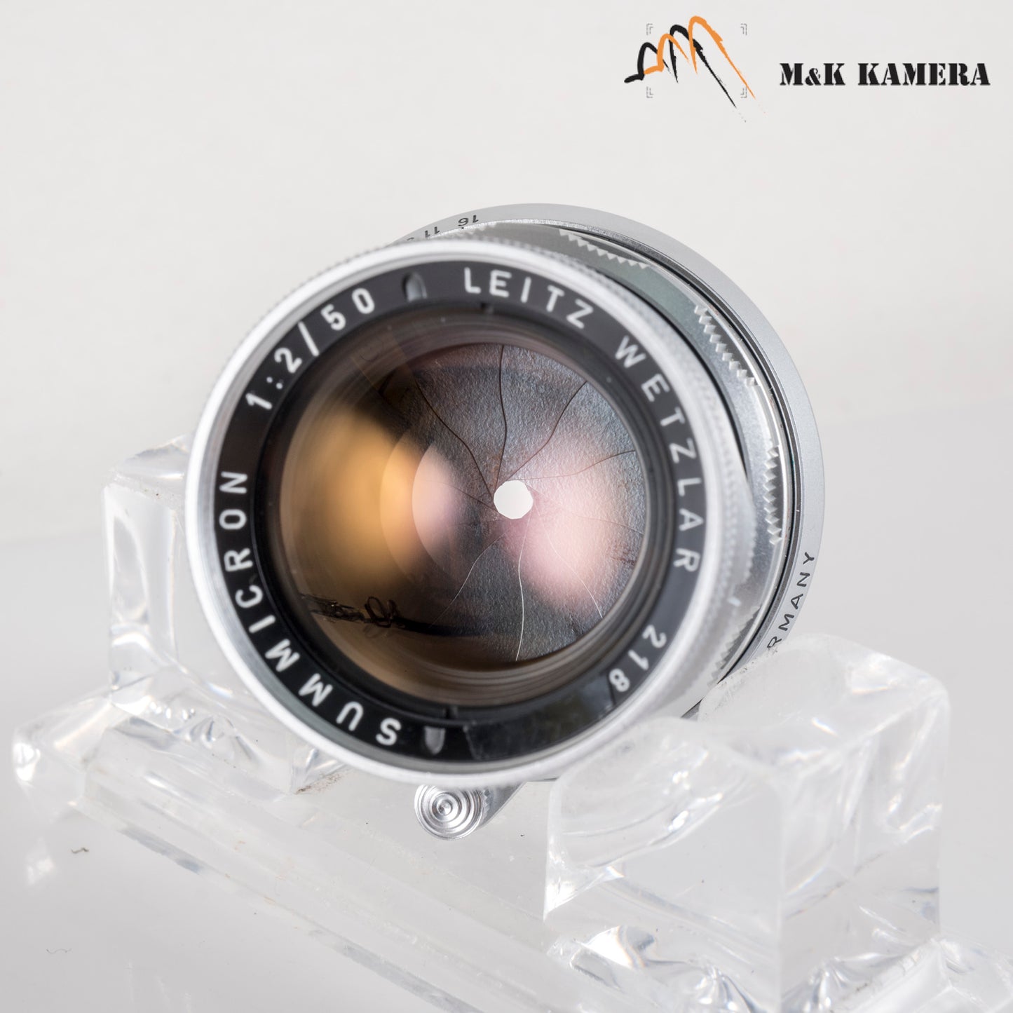 LEITZ Leica Summicron M 50mm/F2.0 Rigid V2 Ver.II Lens Yr.1966 Germany #88727