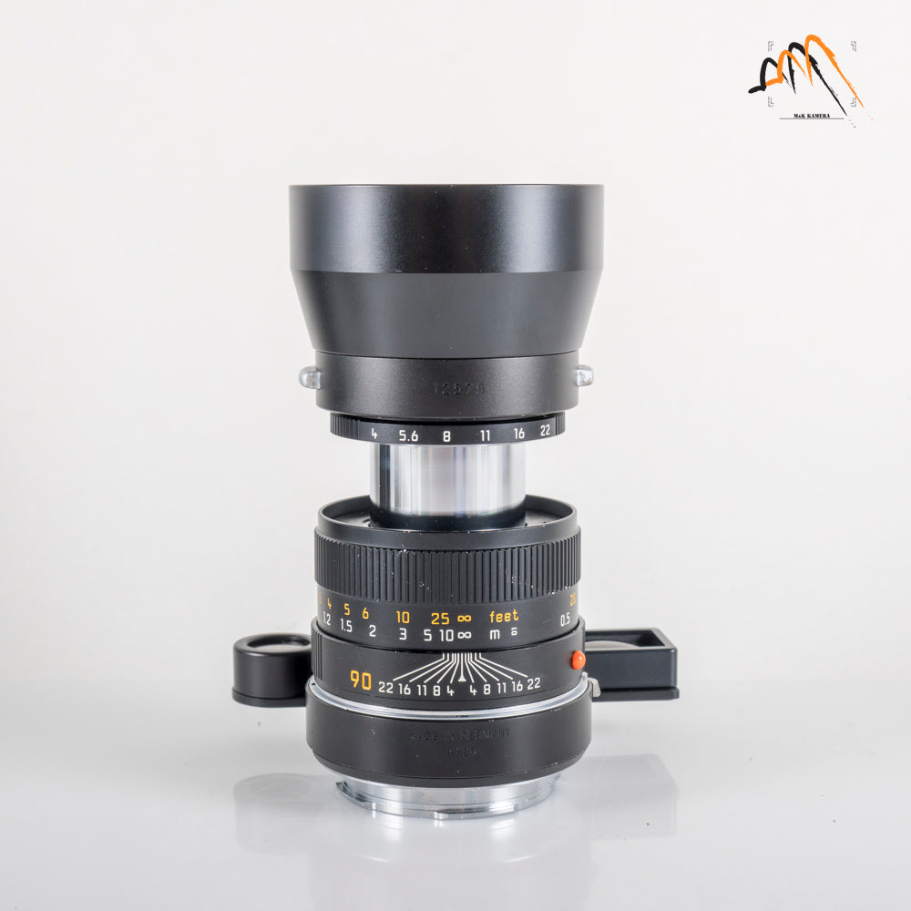 Leica Macro-Elmar-M 90mm/F4.0 Black with goggle 14409 11633 #11810