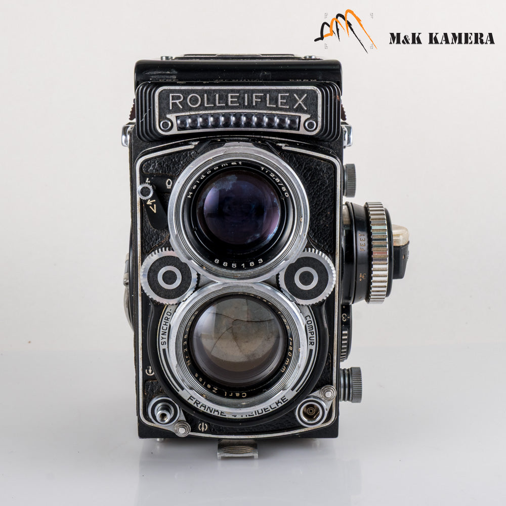 Rolleiflex 3.5F Xenotar 75mm f/3.5 Film TLR Camera #11822