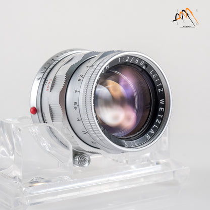 LEITZ Leica Summicron M 50mm/F2.0 Rigid V2 Ver.II Lens Yr.1960 Germany #11761