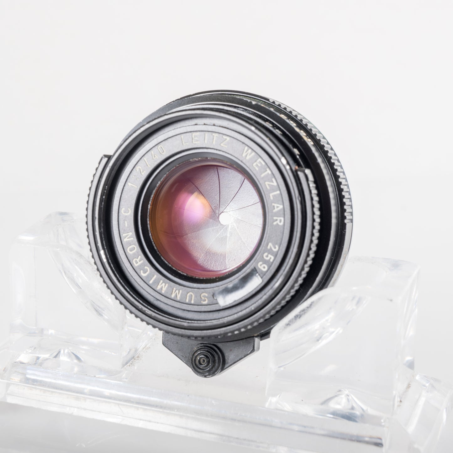 LEITZ Leica Summicron-C 40mm/F2.0 Serie 5.5 Lens Yr.1973 Germany #11956