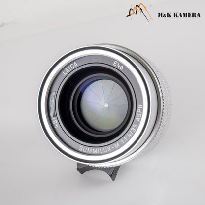 Leica Summilux-M 35mm/F1.4 E46 ASPH/ FLE II Silver Lens Germany 11727 #88912
