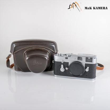 Leica M2 Silver Film Rangefinder Camera with leather case #11994
