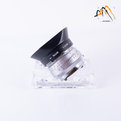 Leica Summilux M 35mm/F1.4 Steel Rim with OLLUX hood #87179