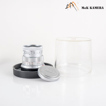 LEITZ Leica Summicron M 50mm/F2.0 Rigid V2 Ver.II Lens Yr.1966 Germany #88727