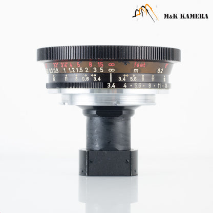 LEITZ Leica Super-Angulon-R 21mm/F3.4 Ser.8 Lens Yr.1964 Germany #21002