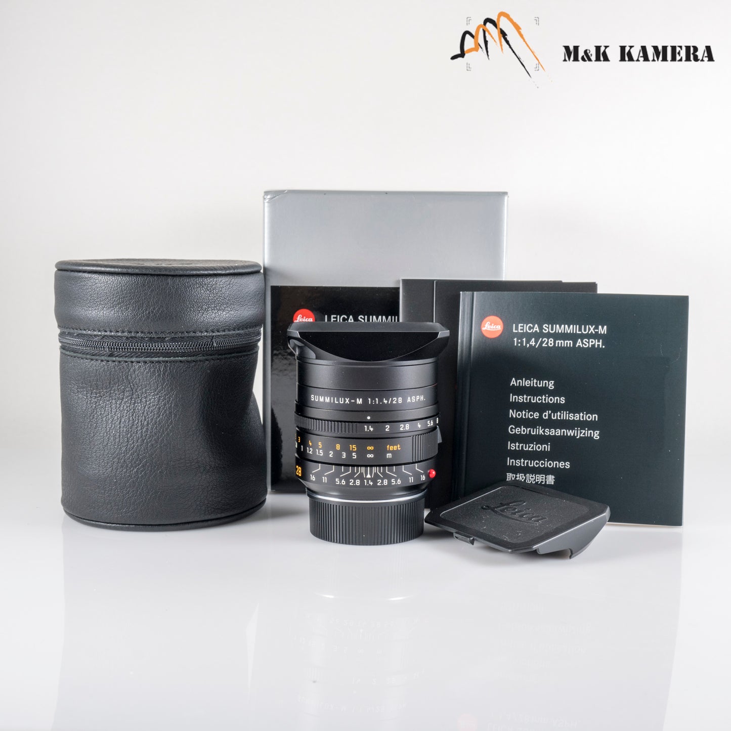 Leica Summilux-M 28mm/F1.4 ASPH 11668 Black Lens Germany 11668 #88906