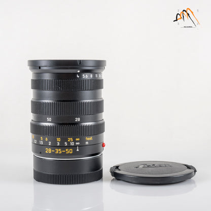 Leica Tri-Elmar-M 28-35-50mm/F4.0 E55 Asph Lens Yr.1996 Germany 11890 #88356