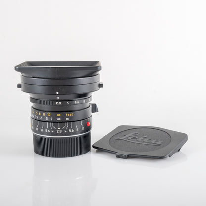Leica Elmarit-M 24mm/F2.8 ASPH Black Lens Yr.2008 Germany 11878 #11962