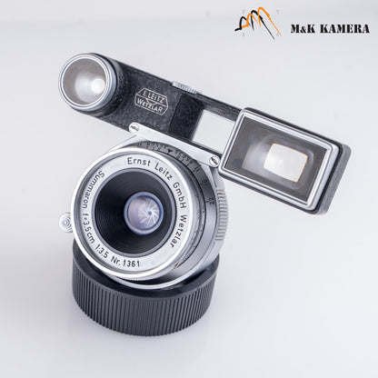 LEITZ Leica Summaron M 35mm/F3.5 Goggle Lens Yr.1956 Germany #23428