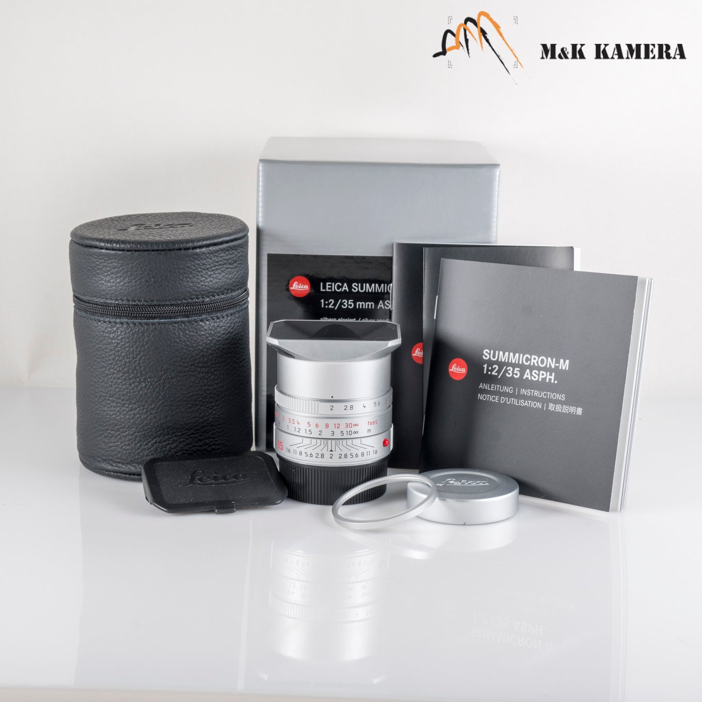 Leica Summicron-M 35mm/F2.0 ASPH V2 Silver Lens Germany 11674 #88907