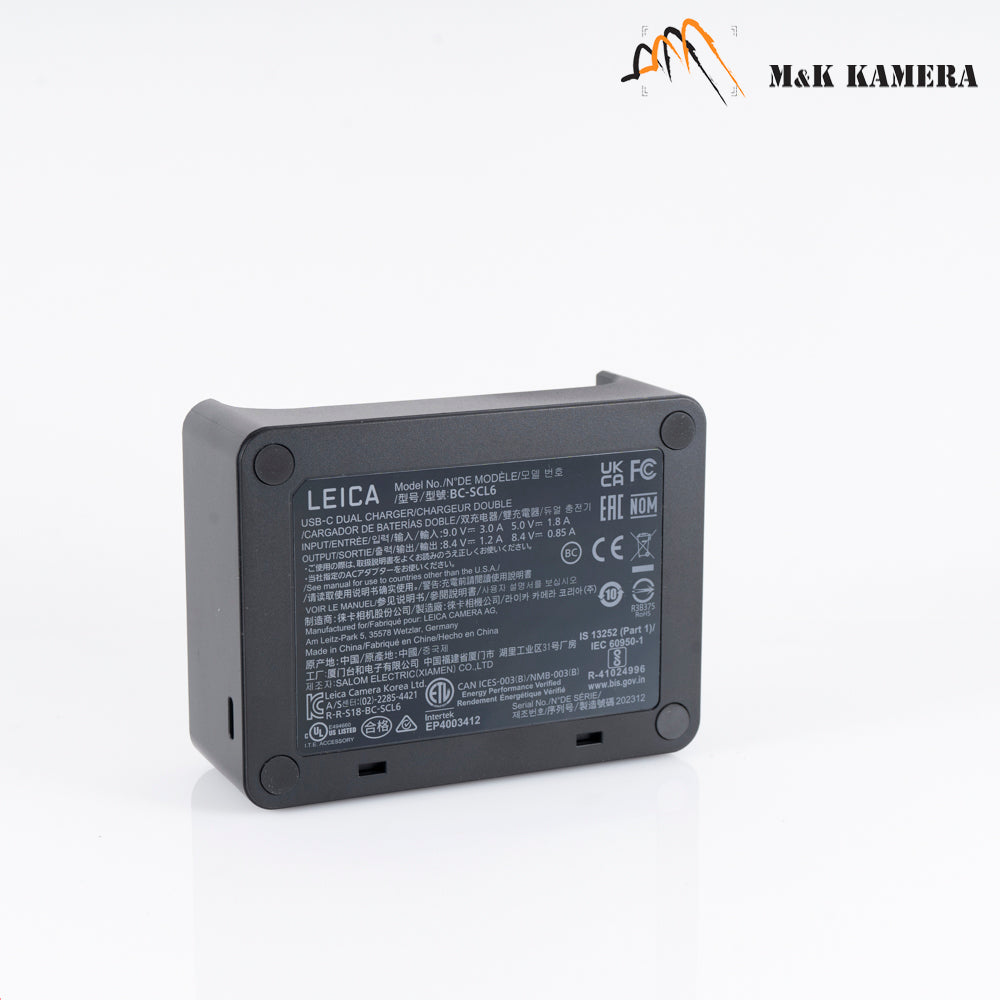 Brand New Leica USB-C Dual Charger BC-SCL6 for SL3 #16059