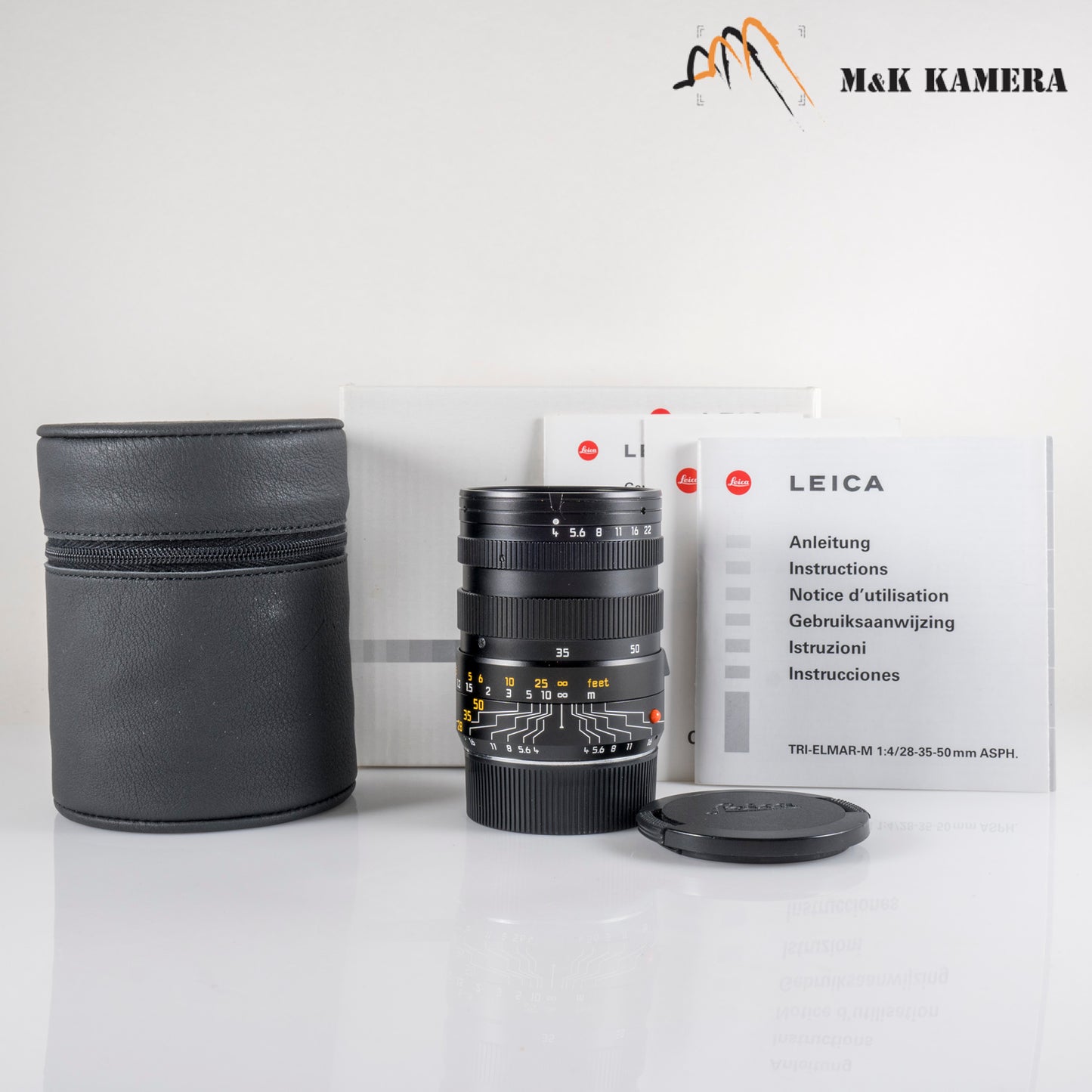 Leica Tri-Elmar-M 28-35-50mm/F4.0 E49 ASPH boxed 11625 #12021